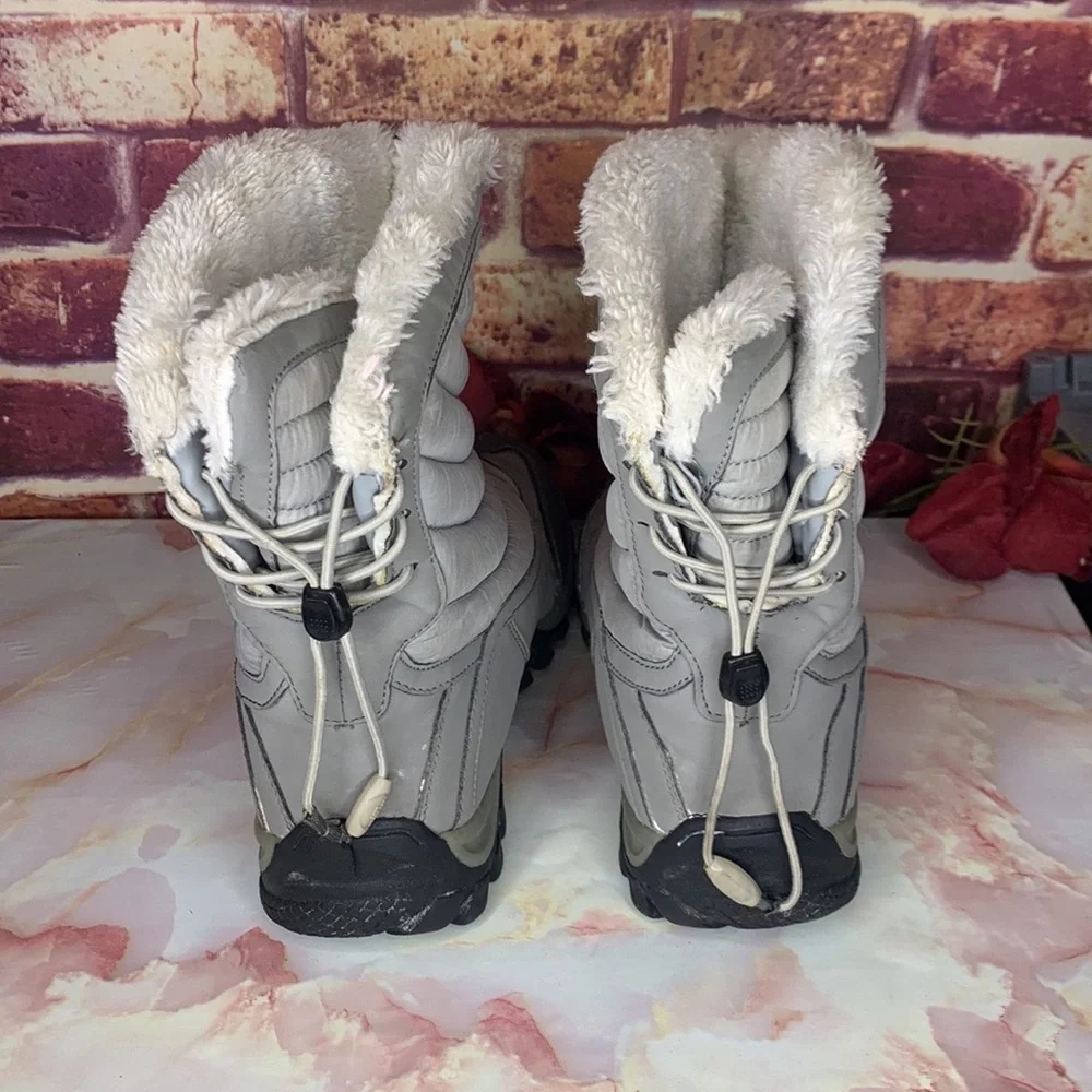 Tamarack Gray mid-calf Fur Lined Quilted Waterproof Snow Boots